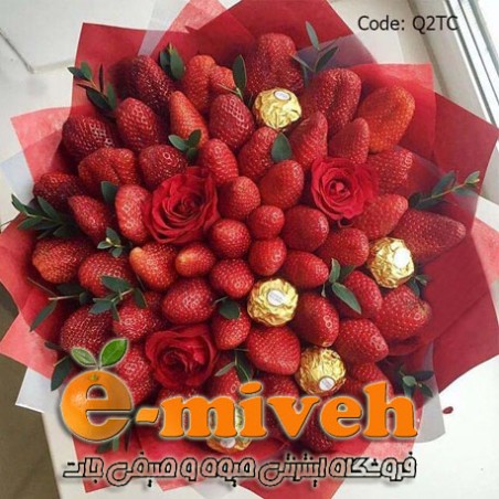دسته گل توت فرنگی
