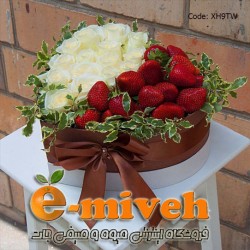 جعبه کادویی طرح قلب توت...
