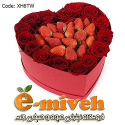 جعبه کادویی طرح قلب توت...
