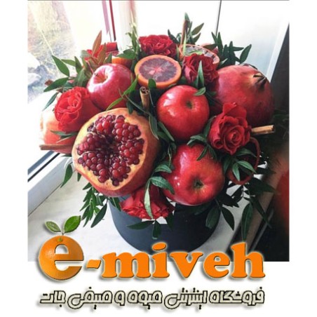 باکس هیجان انگیز میوه گل آرایی شده
